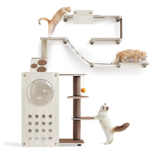 Clickat Land – macska fali bútor, 7 darabos készlet | FEANDREA-VASBÚTOR