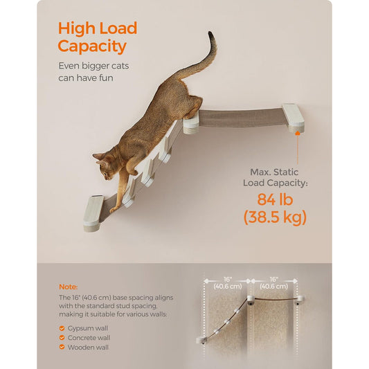 Clickat Land – macska kilátó, falra szerelhető függőágy létrával | FEANDREA-VASBÚTOR