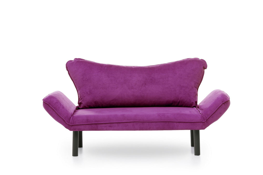 2 személyes kanapéágy Chatto - Purple-VASBÚTOR