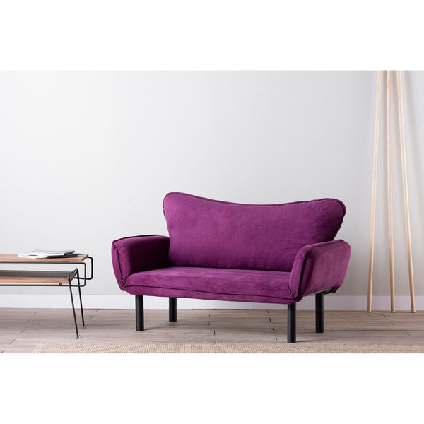 2 személyes kanapéágy Chatto - Purple-VASBÚTOR