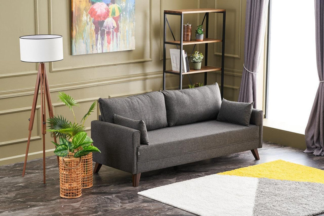 3 személyes kanapé Bella Sofa For 3 Pr - Antracit-VASBÚTOR