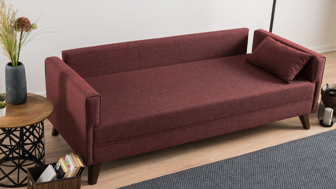 3 személyes kanapé Bella Sofa For 3 Pr - Bordó-VASBÚTOR