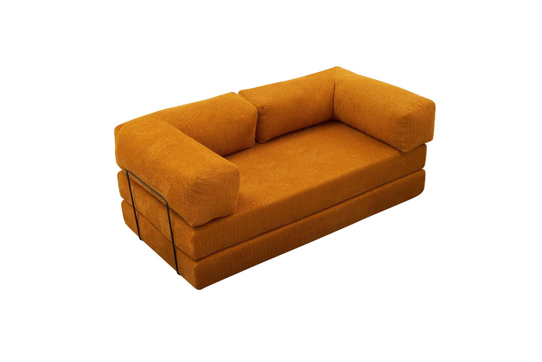 3 személyes kanapé Comfort - Narancssárga-VASBÚTOR
