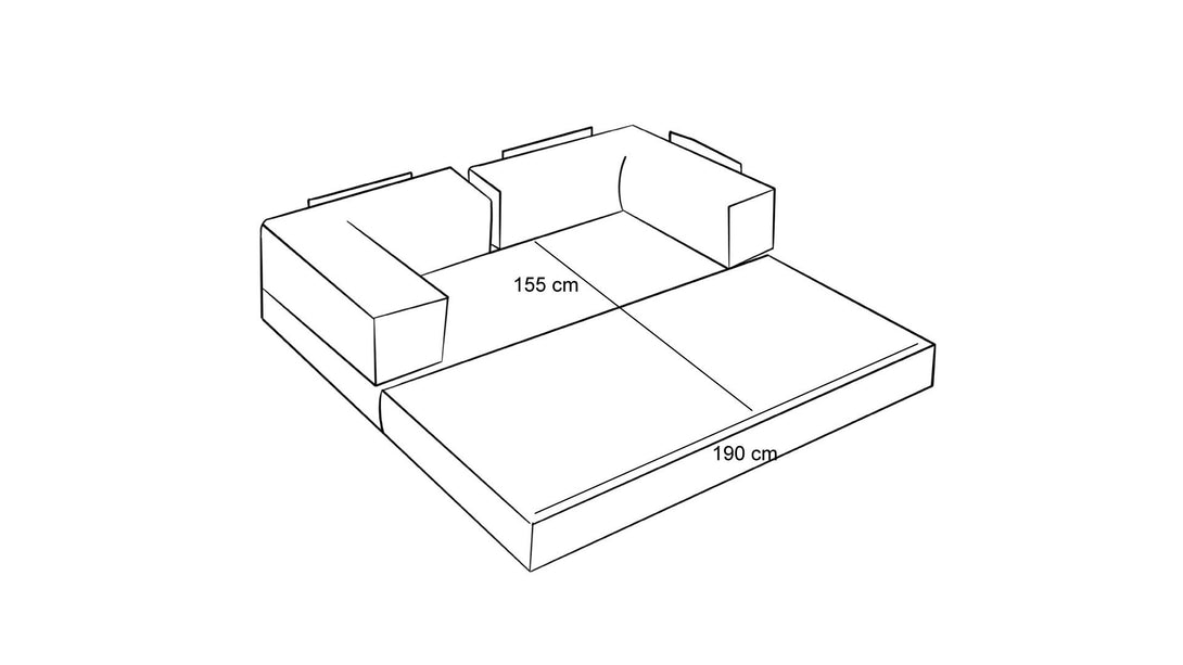 3 személyes kanapé Comfort - Szürke v2-VASBÚTOR