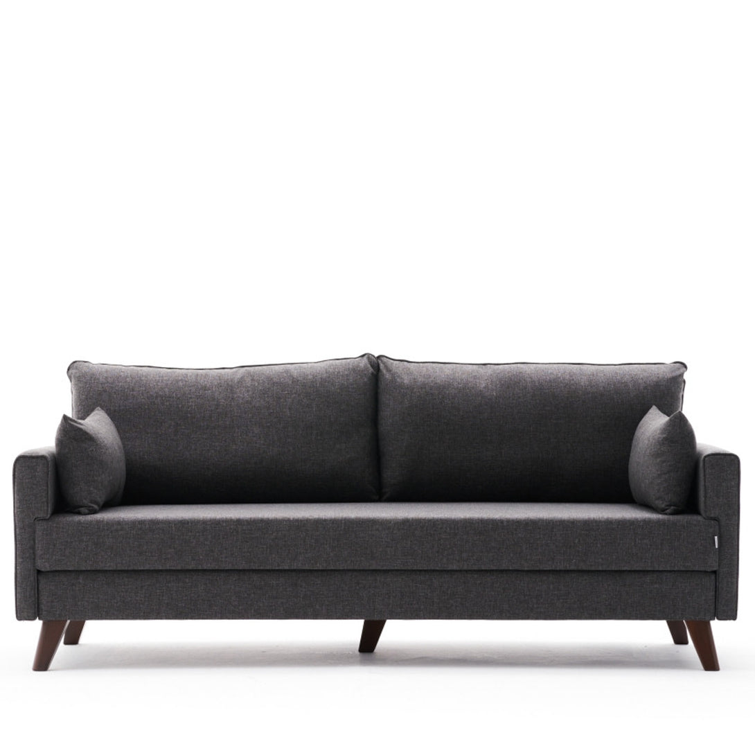 3 személyes kanapéágy Bella Sofa - Antracit-VASBÚTOR