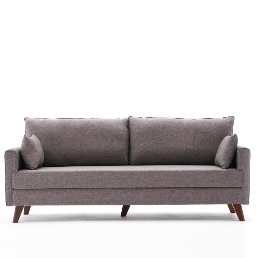 3 személyes kanapéágy Bella Sofa - Barna-VASBÚTOR