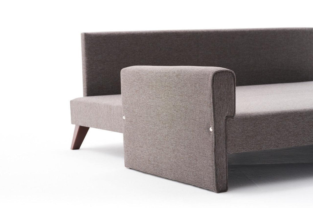 3 személyes kanapéágy Bella Sofa - Barna-VASBÚTOR