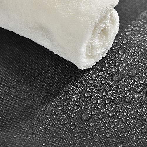 4 polcos cipőtartó állvány, 28 x 45 x 80 cm, fémvázas, textil polcokkal, fekete-VASBÚTOR