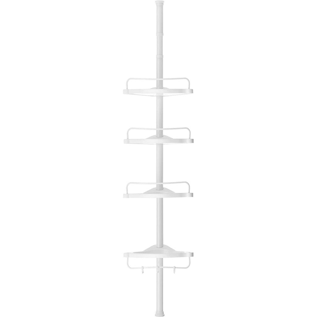 Állítható teleszkópos fürdőszobai sarokpolc, 85-305 cm-VASBÚTOR