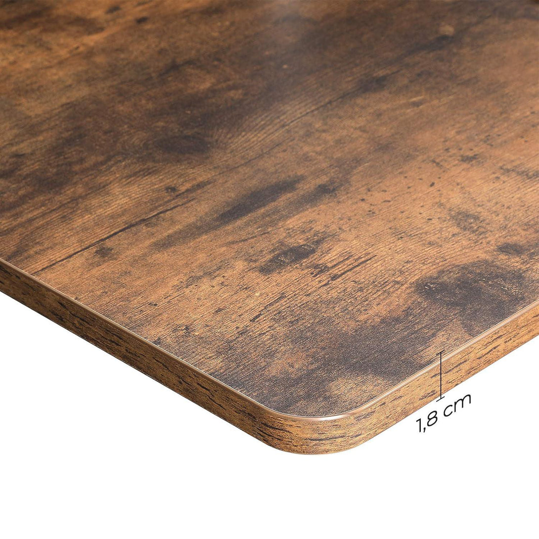 Asztallap elektromos íróasztalhoz, 120 cm, rusztikus barna-VASBÚTOR