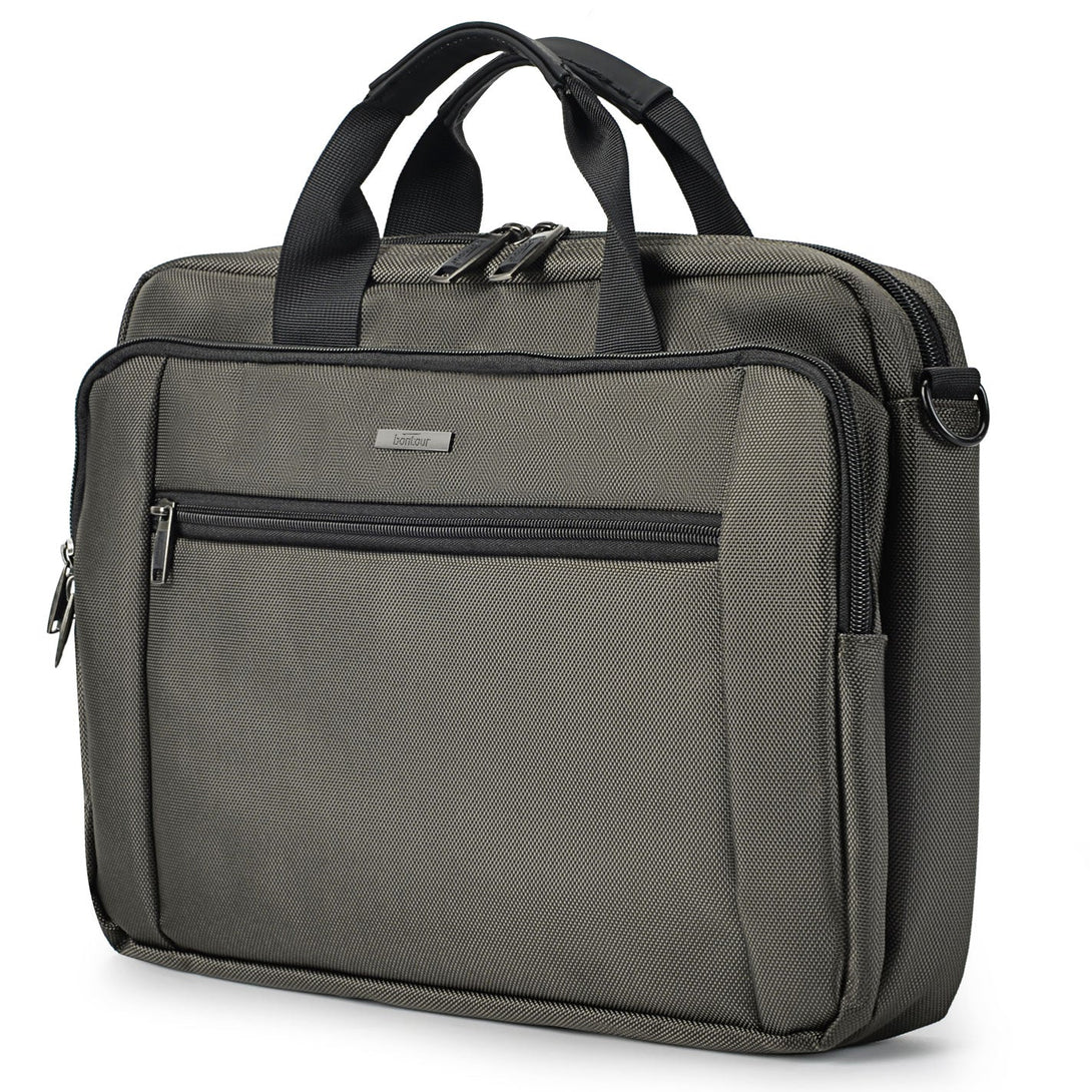 BONTOUR 17" laptop táska, Sage zöld (2106-17-Green)-VASBÚTOR