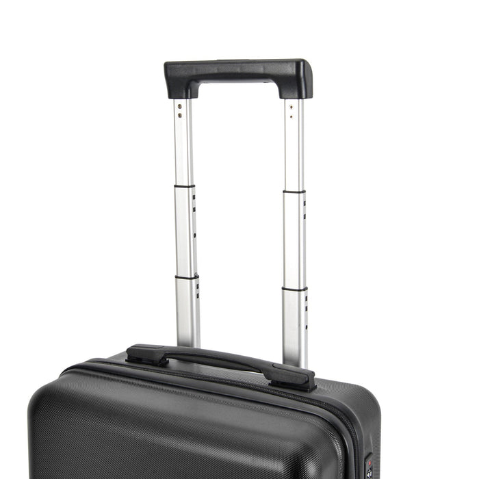 BONTOUR CabinOne Kabinbőrönd az EasyJet számára, Fekete Színben(45x36x20 cm)-VASBÚTOR