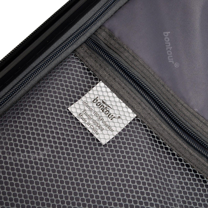 BONTOUR CabinOne Kabinbőrönd az EasyJet számára, Fekete Színben(45x36x20 cm)-VASBÚTOR