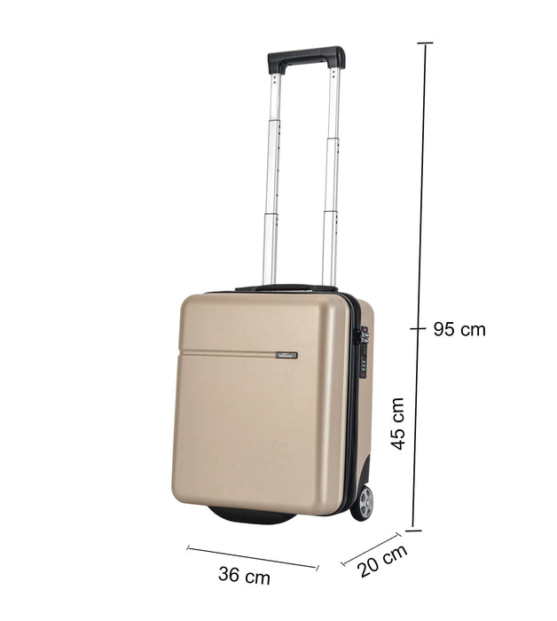 BONTOUR CabinOne Kabinbőrönd az EasyJet számára, arany színben(45x36x20 cm)-VASBÚTOR
