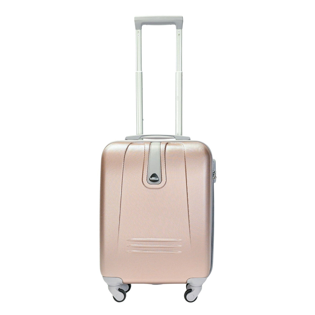 BONTOUR "Classic" 4 Kerekes Kabin Bőrönd 55x39x20cm RoseGold-VASBÚTOR