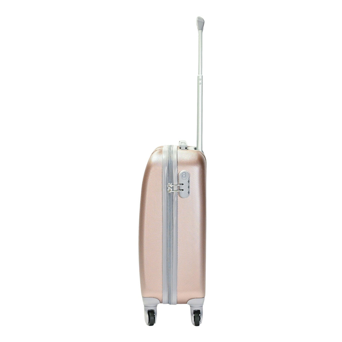 BONTOUR "Classic" 4 Kerekes Kabin Bőrönd 55x39x20cm RoseGold-VASBÚTOR