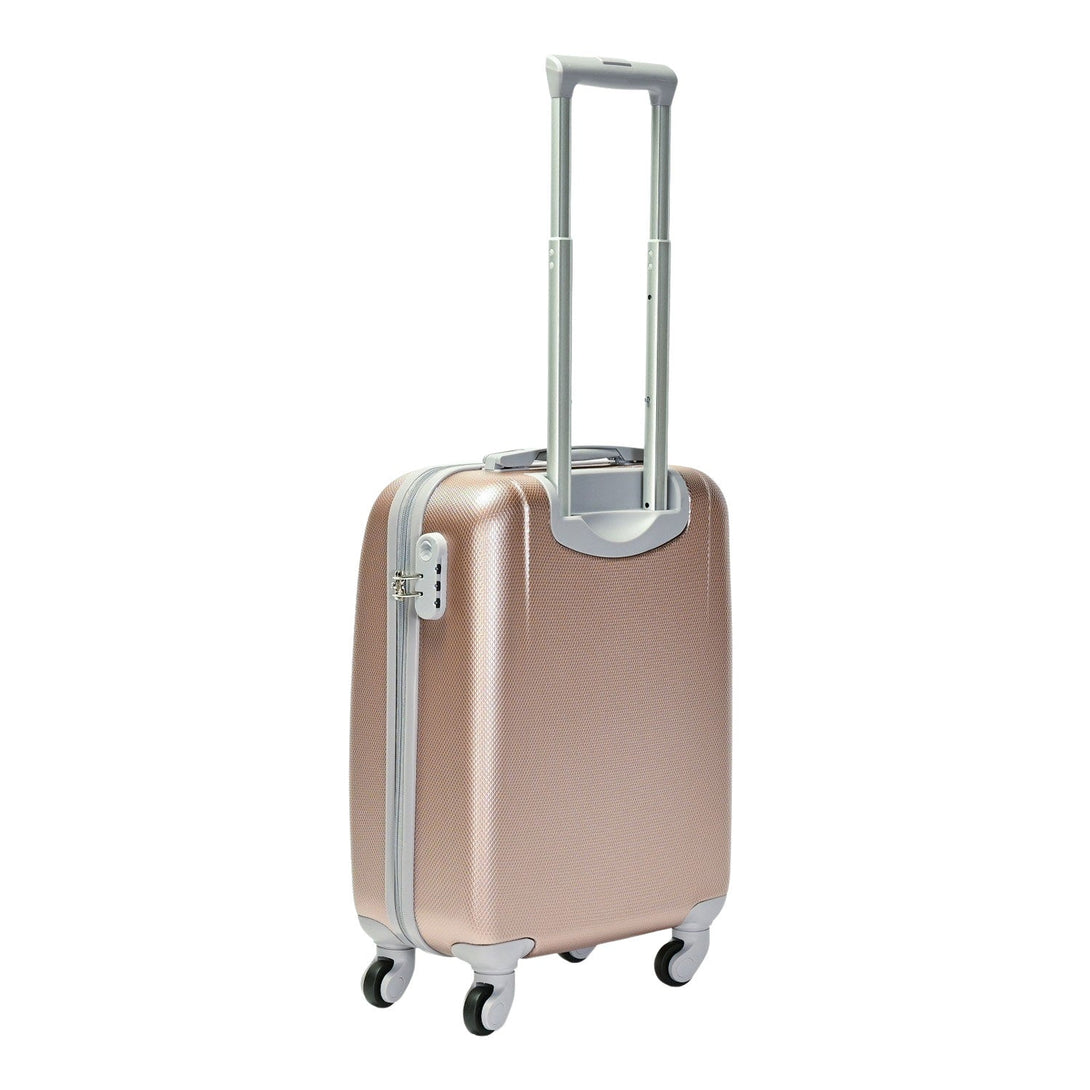 BONTOUR "Classic" 4 Kerekes Kabin Bőrönd 55x39x20cm RoseGold-VASBÚTOR