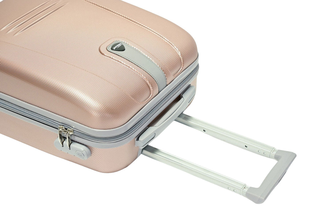 BONTOUR "Classic" 4 Kerekes Kabin Bőrönd 55x39x20cm RoseGold-VASBÚTOR