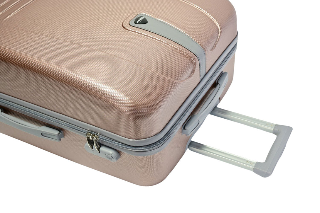 BONTOUR “Classic” 4 Kerekes Nagy Bőrönd 75x50x29 cm RoseGold-VASBÚTOR