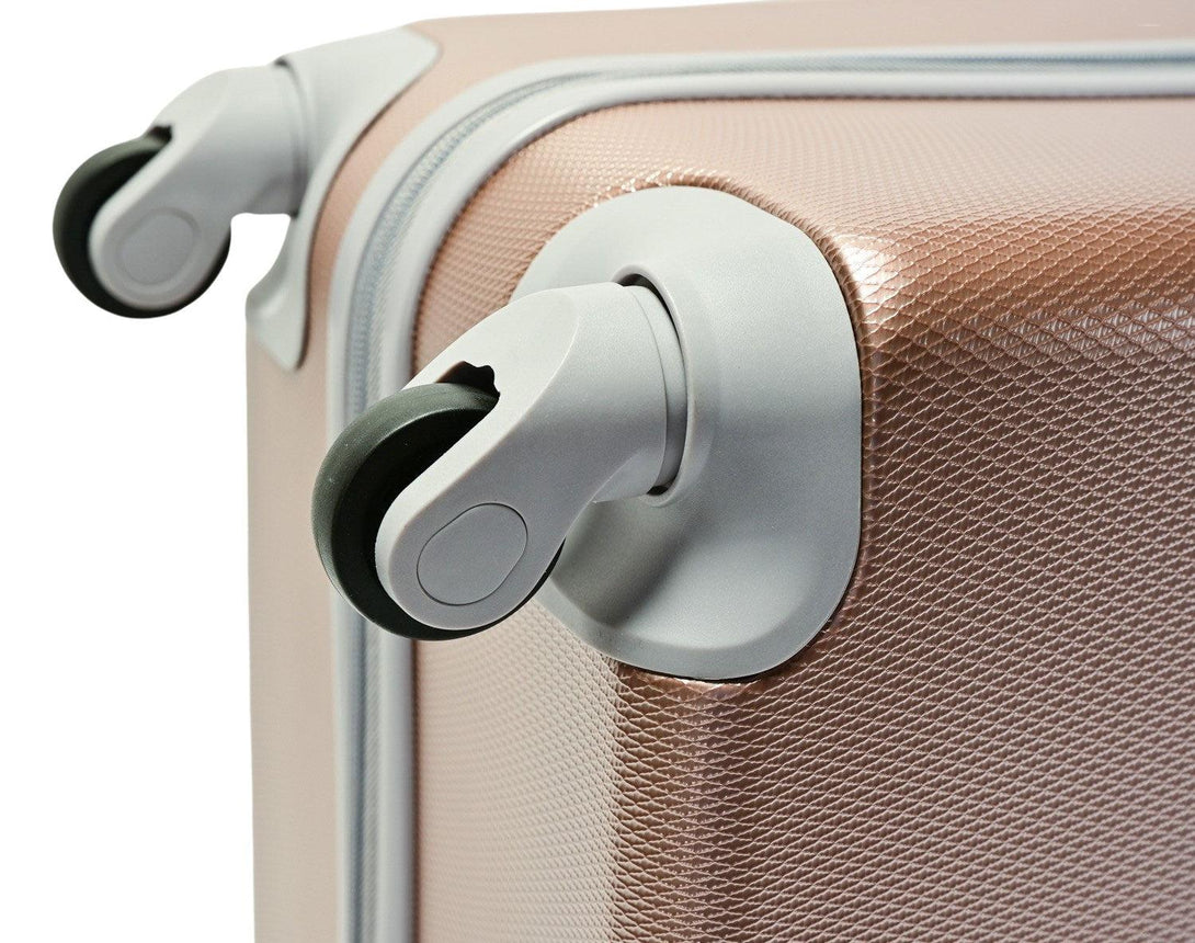 BONTOUR “Classic” 4 Kerekes Nagy Bőrönd 75x50x29 cm RoseGold-VASBÚTOR