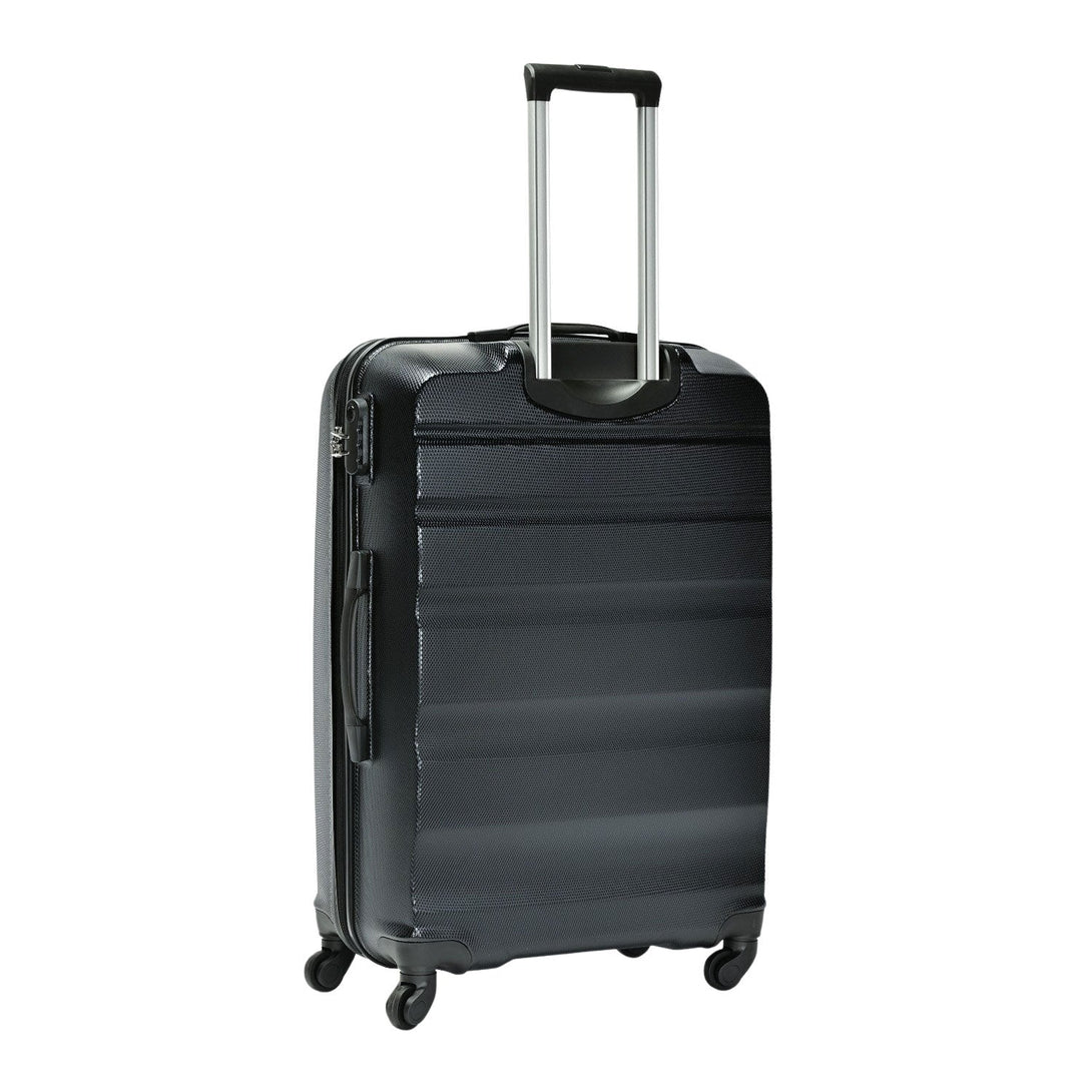 BONTOUR "Horizontal" 4 Kerekes Bőrönd Szett Fekete-VASBÚTOR