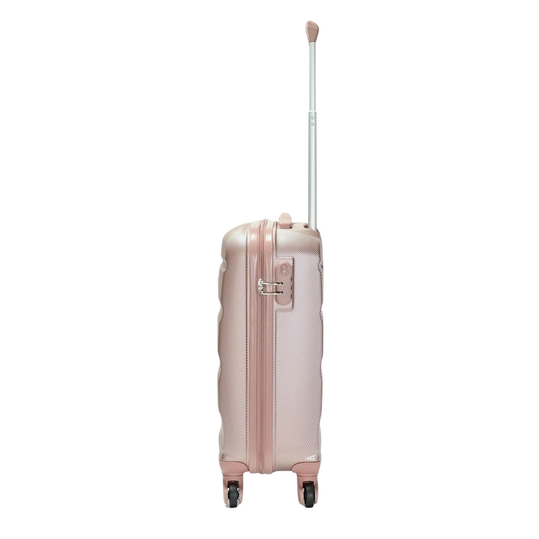 BONTOUR "Horizontal" 4 Kerekes Kabin Bőrönd 55x39x20cm RoseGold-VASBÚTOR