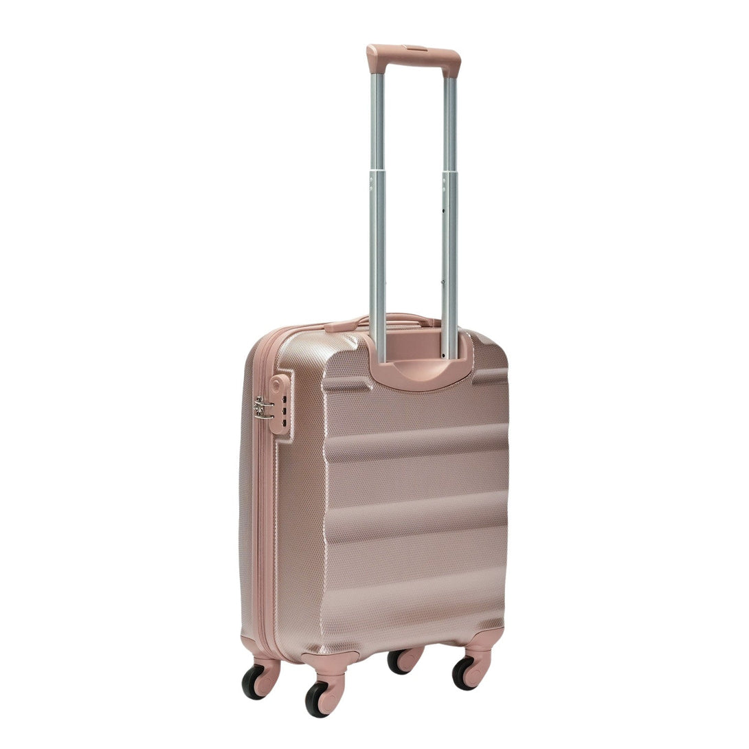 BONTOUR "Horizontal" 4 Kerekes Kabin Bőrönd 55x39x20cm RoseGold-VASBÚTOR