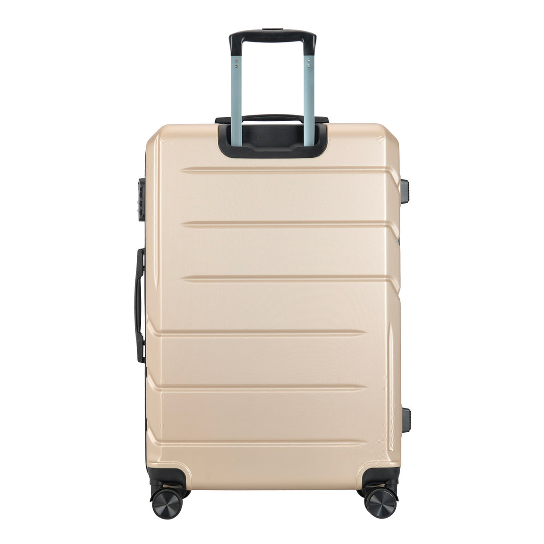 BONTOUR “SPINNER” Nagy Duplakerekes Gurulós bőrönd, pezsgő-VASBÚTOR