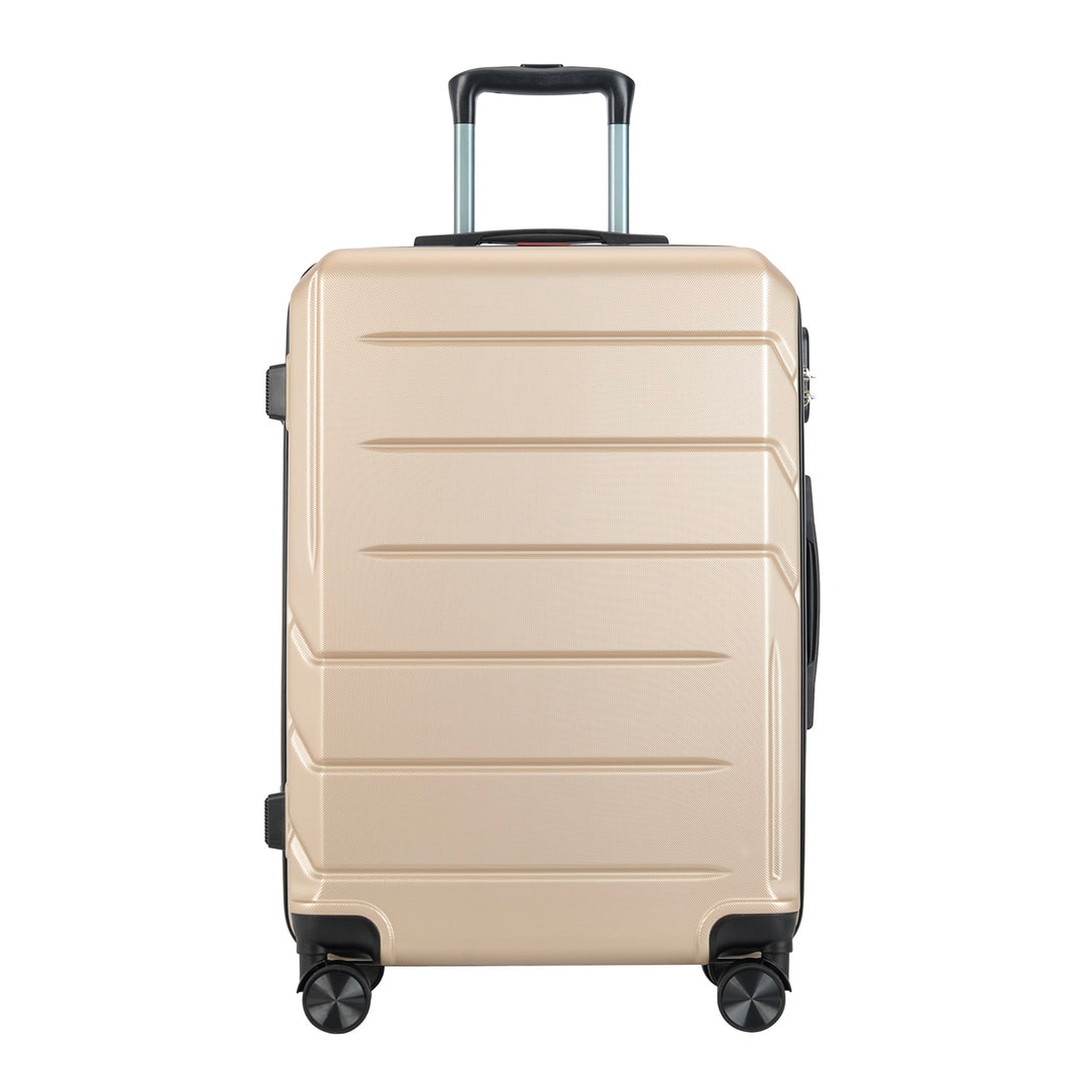 BONTOUR “SPINNER” közepes Duplakerekes Gurulós bőrönd, Pezsgő-VASBÚTOR