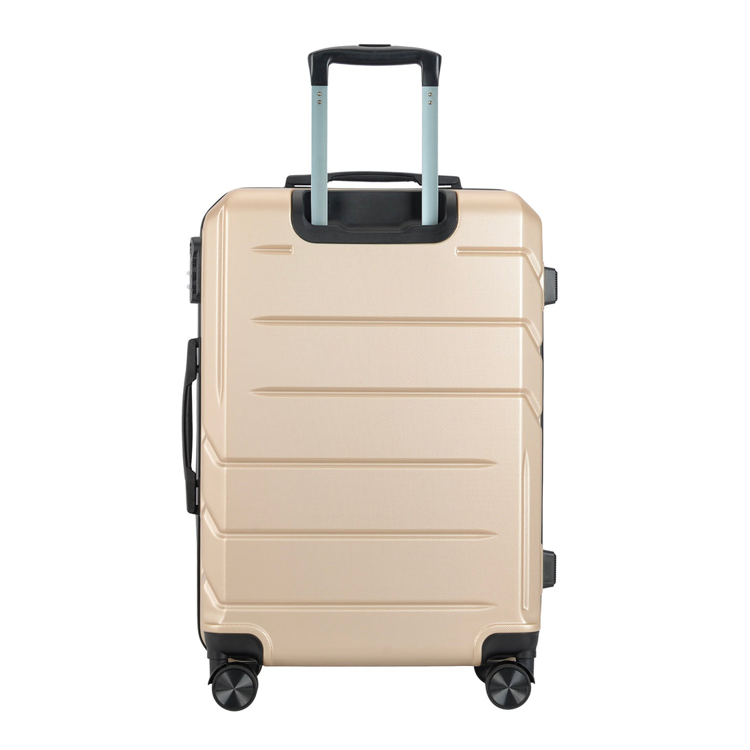 BONTOUR “SPINNER” közepes Duplakerekes Gurulós bőrönd, Pezsgő-VASBÚTOR