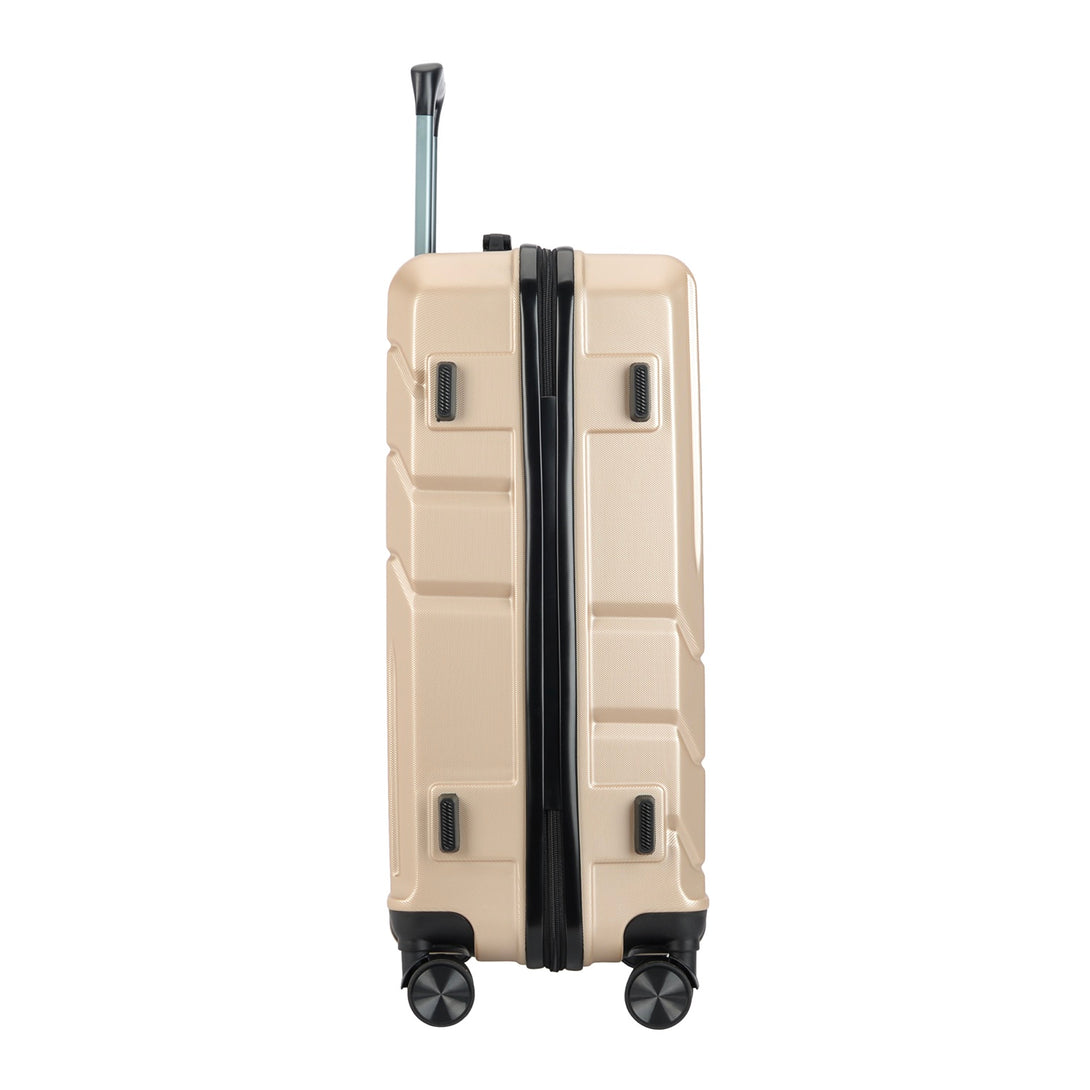 BONTOUR “SPINNER” közepes Duplakerekes Gurulós bőrönd, Pezsgő-VASBÚTOR