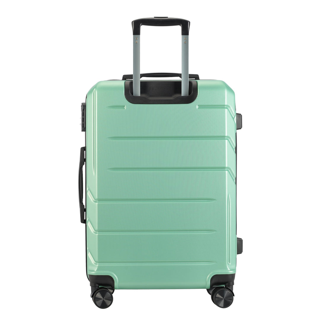 BONTOUR “SPINNER” közepes Duplakerekes Gurulós bőrönd, Púderzöld-VASBÚTOR