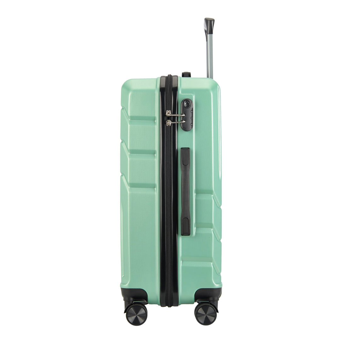 BONTOUR “SPINNER” közepes Duplakerekes Gurulós bőrönd, Púderzöld-VASBÚTOR