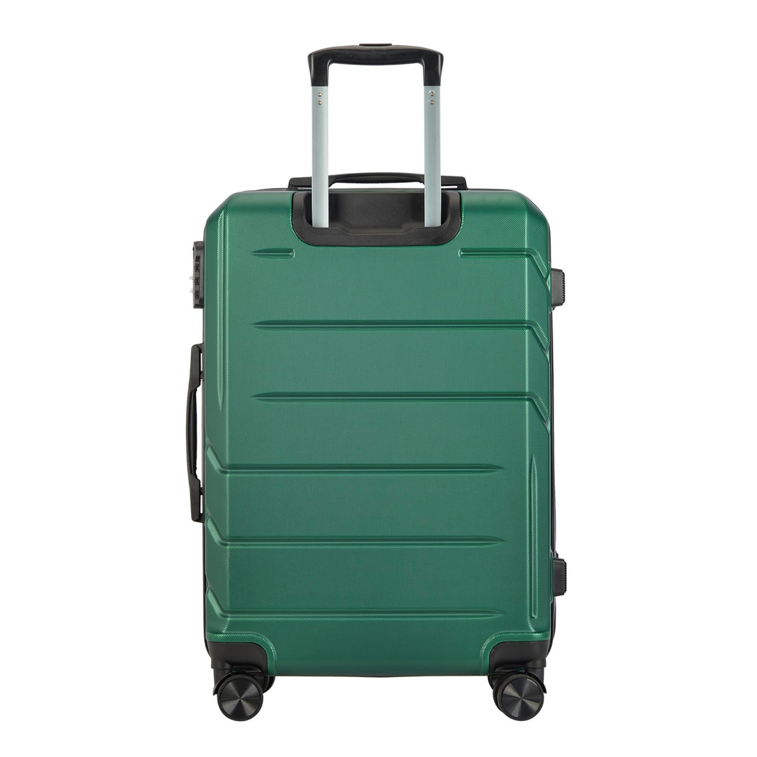 BONTOUR “SPINNER” közepes Duplakerekes Gurulós bőrönd, Zöld-VASBÚTOR