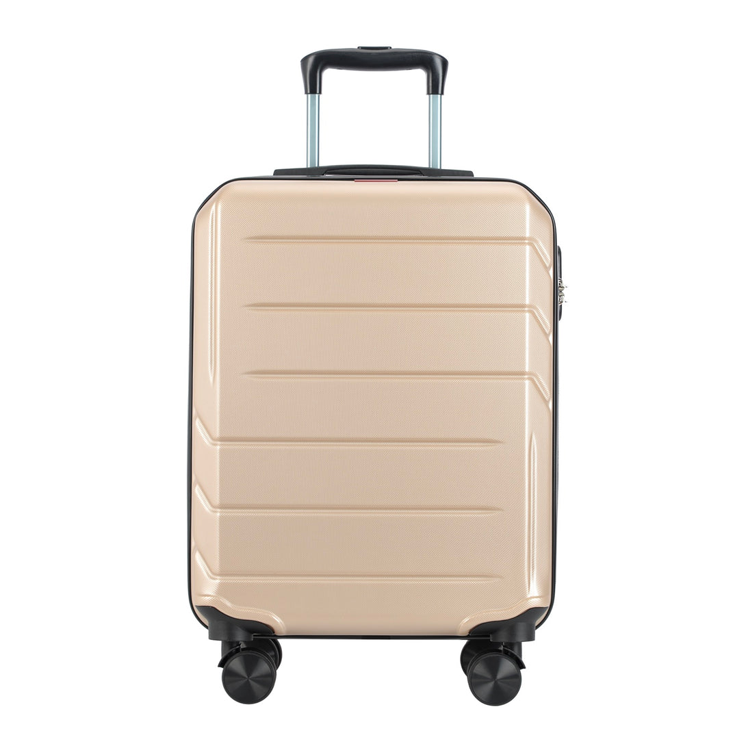 BONTOUR "Spinner" 4 Kerekes Kabin Bőrönd 55x39x20cm, Pezsgő-VASBÚTOR