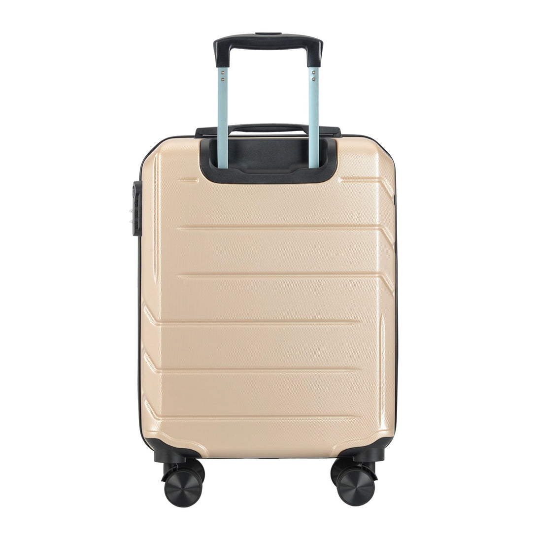 BONTOUR "Spinner" 4 Kerekes Kabin Bőrönd 55x39x20cm, Pezsgő-VASBÚTOR