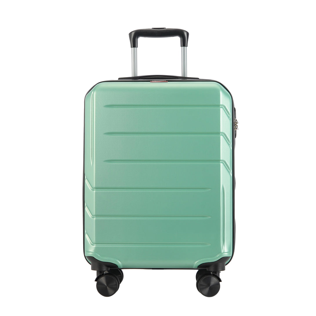 BONTOUR "Spinner" 4 Kerekes Kabin Bőrönd 55x39x20cm, Púderzöld-VASBÚTOR