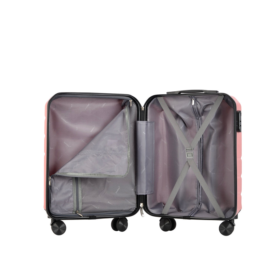BONTOUR "Spinner" 4 Kerekes Kabin Bőrönd 55x39x20cm, Rose Gold-VASBÚTOR