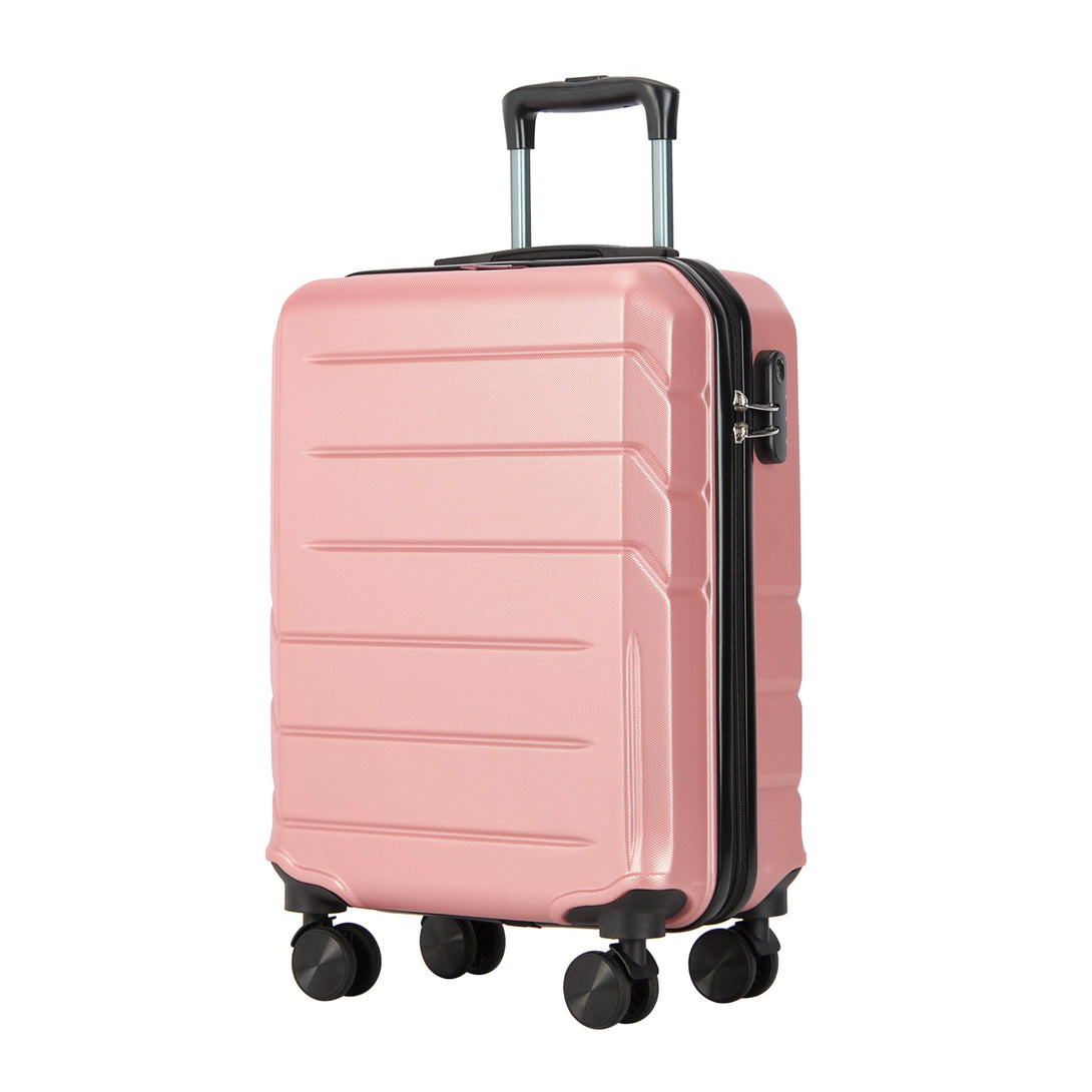 BONTOUR "Spinner" 4 Kerekes Kabin Bőrönd 55x39x20cm, Rose Gold-VASBÚTOR