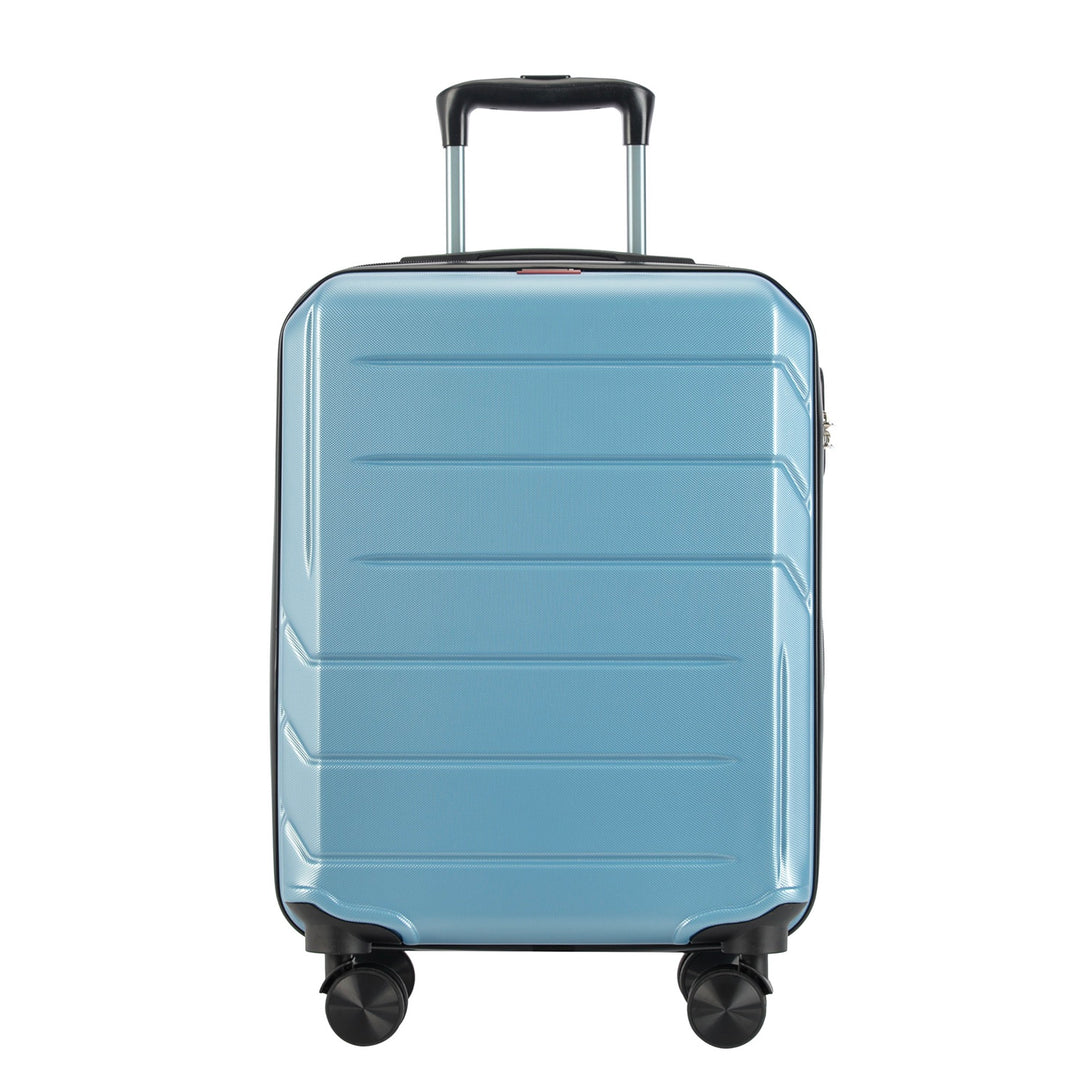 BONTOUR "Spinner" 4 Kerekes Kabin Bőrönd 55x39x20cm jégkék-VASBÚTOR