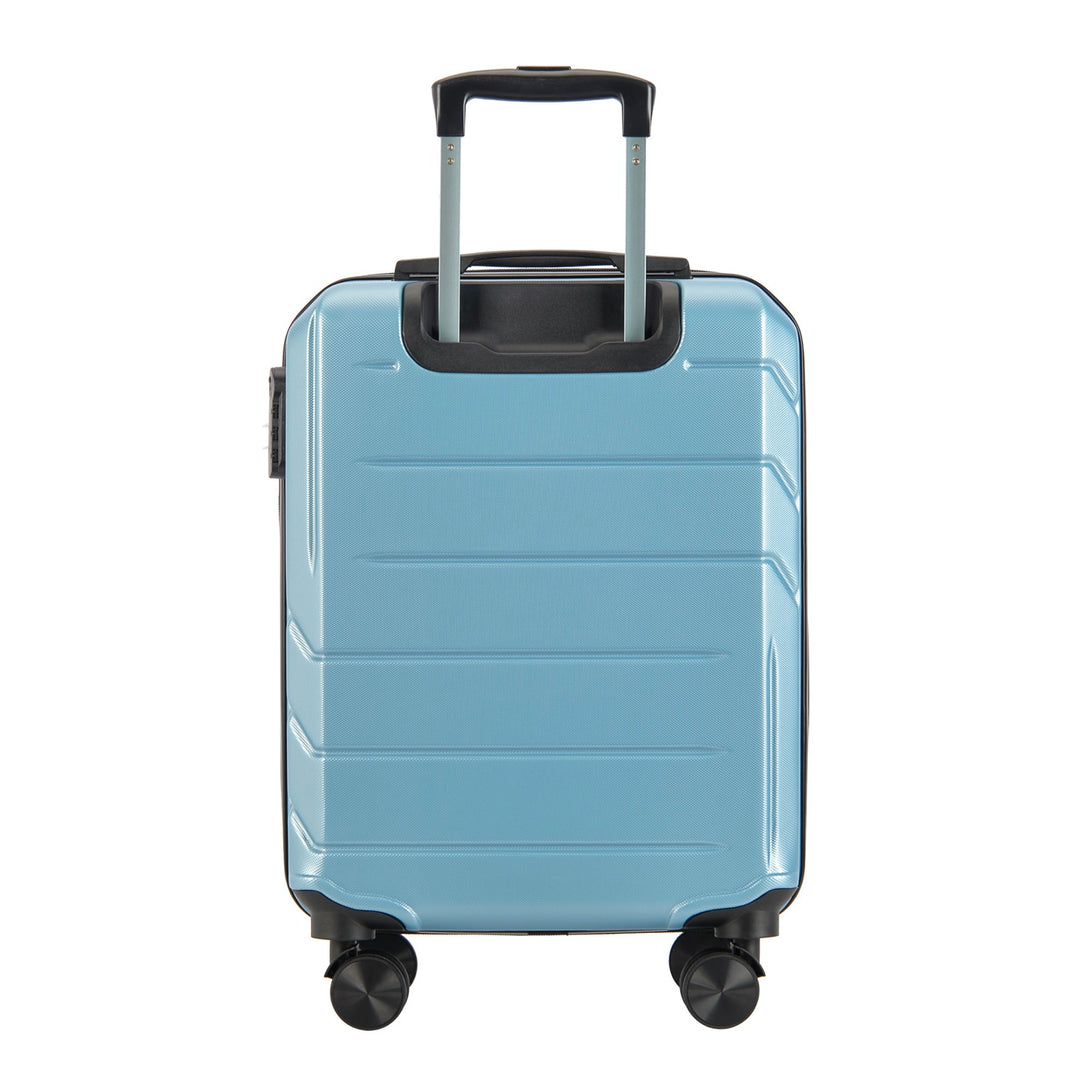 BONTOUR "Spinner" 4 Kerekes Kabin Bőrönd 55x39x20cm jégkék-VASBÚTOR