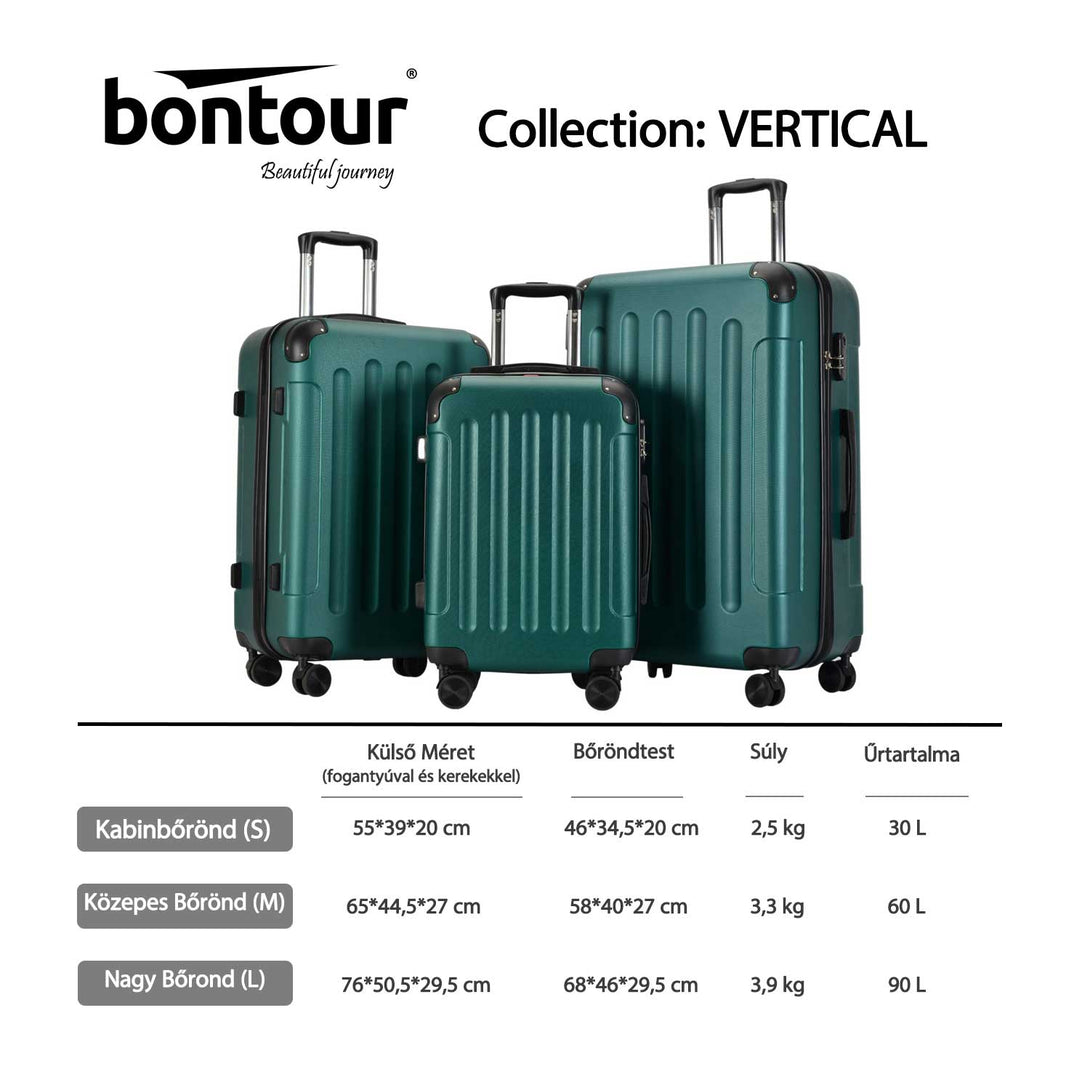 BONTOUR VERTICAL 4 Kerekes Borönd Szett Dzsungelzöld-VASBÚTOR