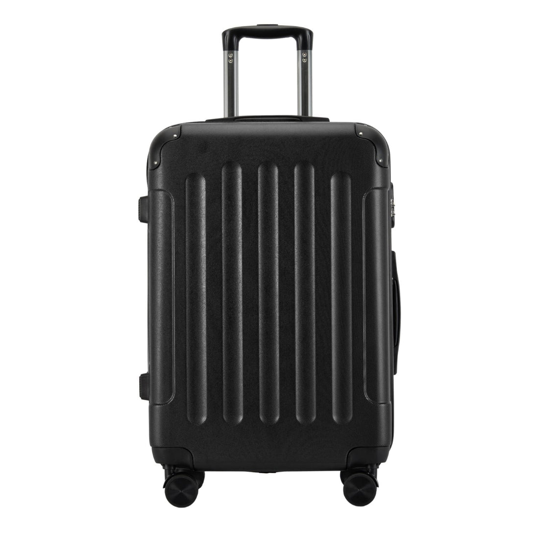 BONTOUR VERTICAL 4 Kerekes Kabin Bőrönd 55x39x20cm Fekete Outlet-VASBÚTOR