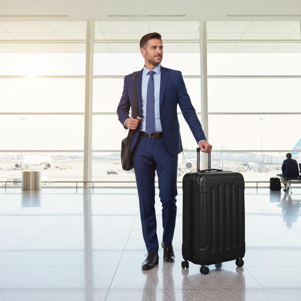 BONTOUR VERTICAL 4 Kerekes Nagy Borönd 76x50,5x29,5 cm Fekete-VASBÚTOR