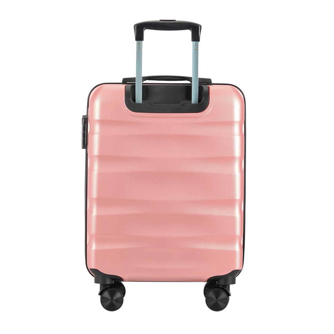 BONTOUR "WAVE" 4 Kerekes Kabin Bőrönd 55x39x20cm Rosegold-VASBÚTOR