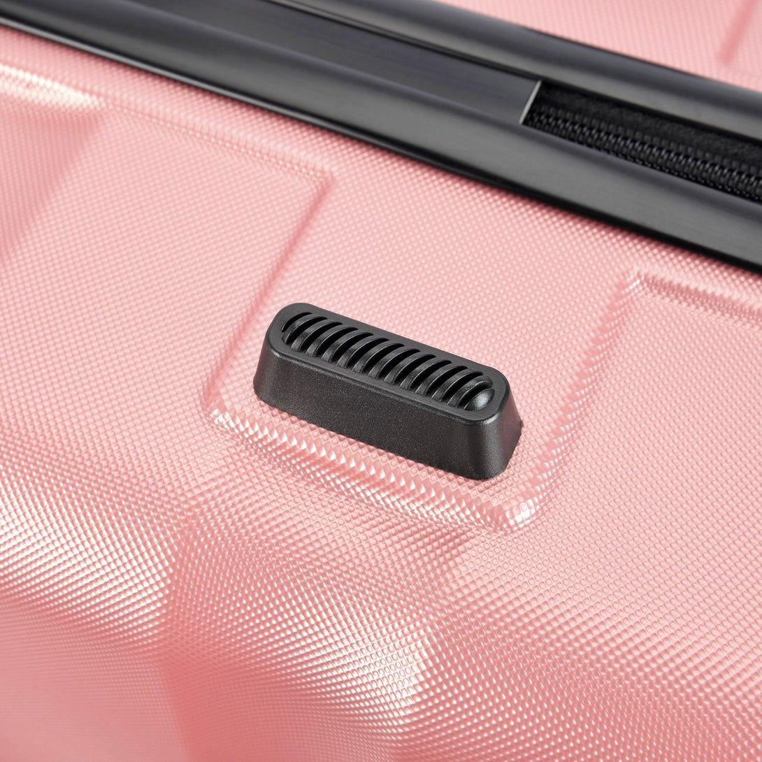 BONTOUR “Wave” Nagy Duplakerekes Gurulós bőrönd számzárral, Rose Gold, L méretű-VASBÚTOR