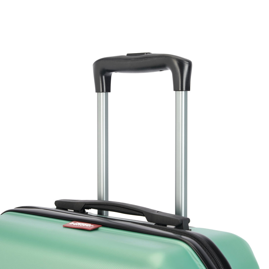 BONTOUR "spinner" 4 kerekes kabin bőrönd 55x39x20cm, púderzöld-VASBÚTOR