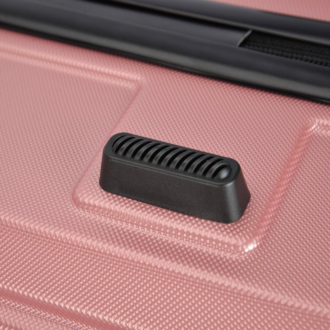 BONTOUR “spinner” nagy duplakerekes gurulós bőrönd, rosegold-VASBÚTOR