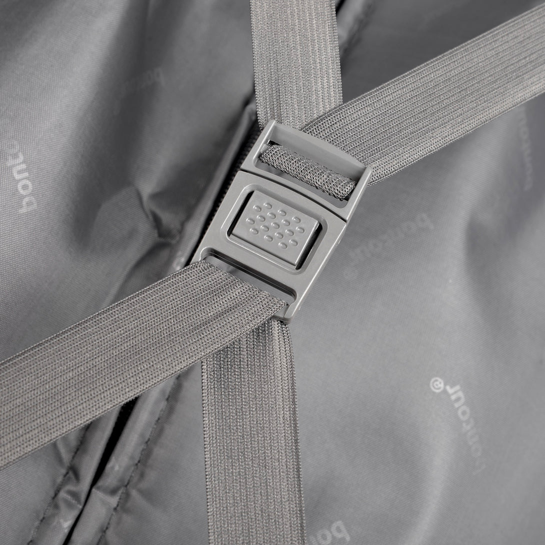 BONTOUR “wave” közepes duplakerekes gurulós bőrönd, púderzöld, m méretű-VASBÚTOR