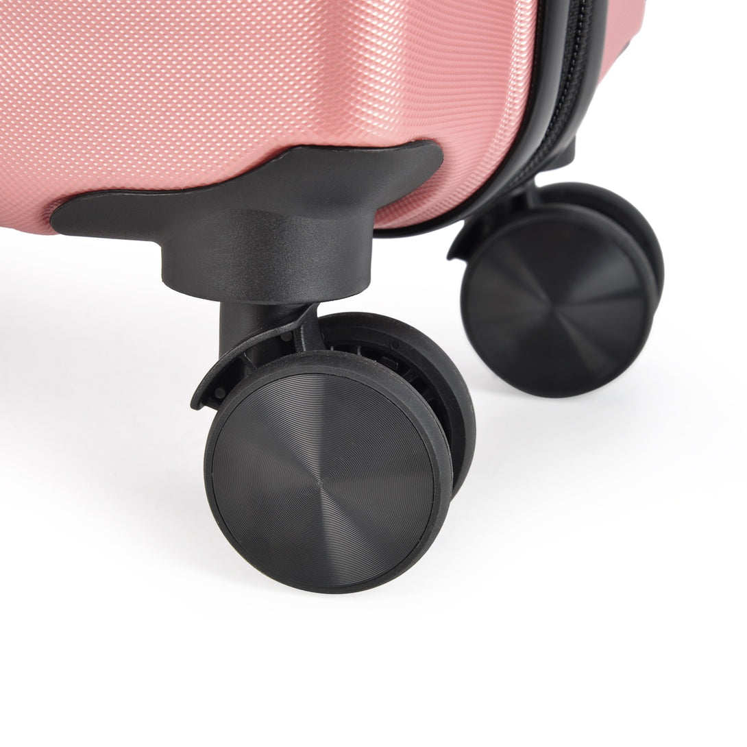 BONTOUR "wave" 4 kerekes kabin bőrönd 55x39x20cm rosegold-VASBÚTOR